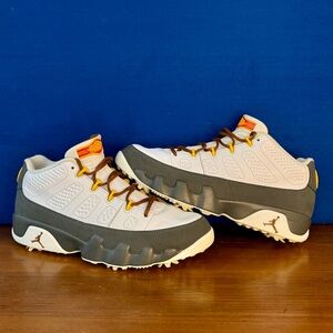 Jordan 9 Retro, Men's Golf Shoes - White/Cool Gray, University Gold